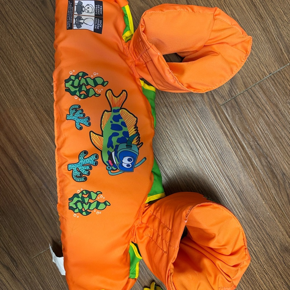 Toddlers Swim Vest with Fish Design